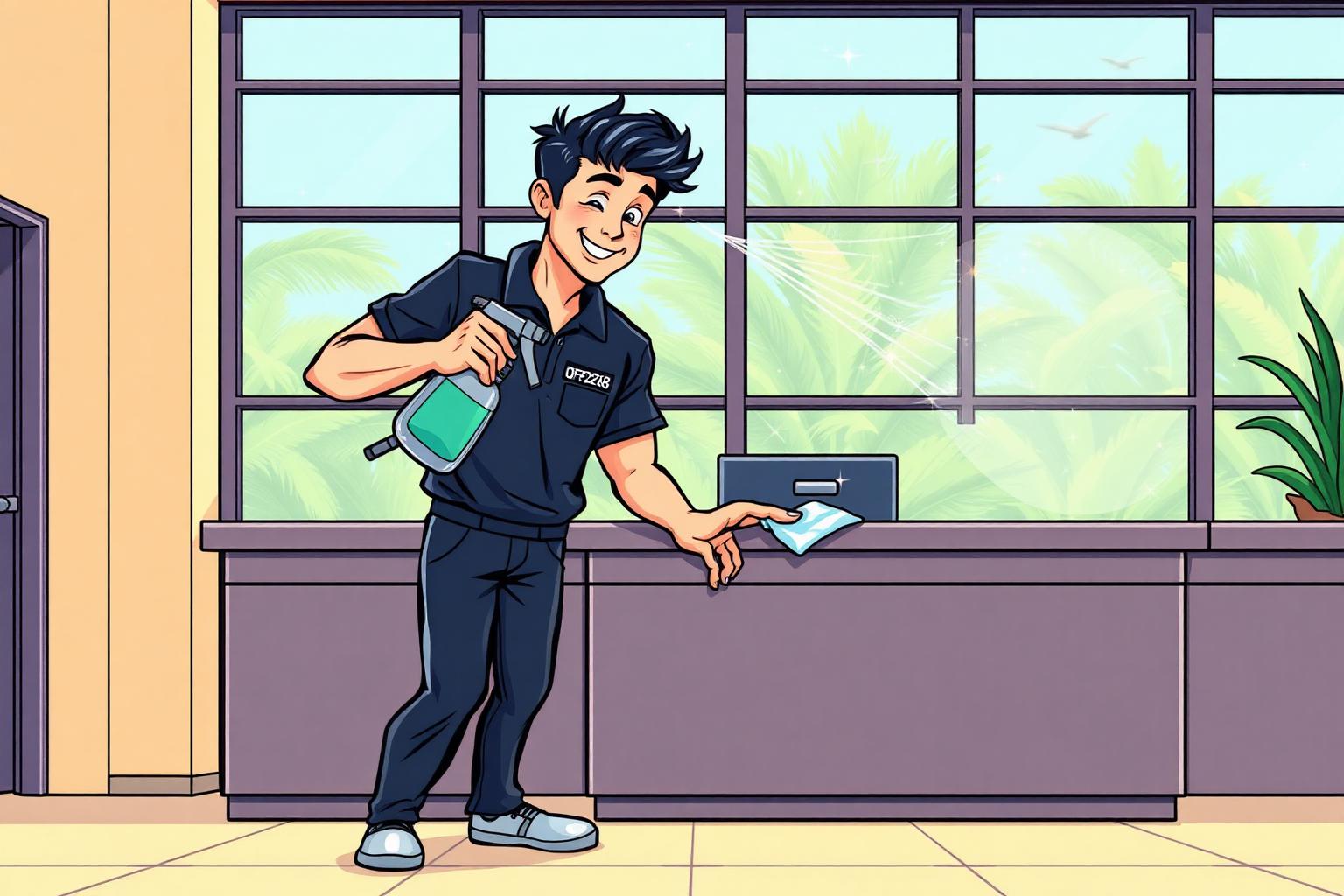 Cleanse Deep Cleaning commercial cleaning in a Cairns commercial site